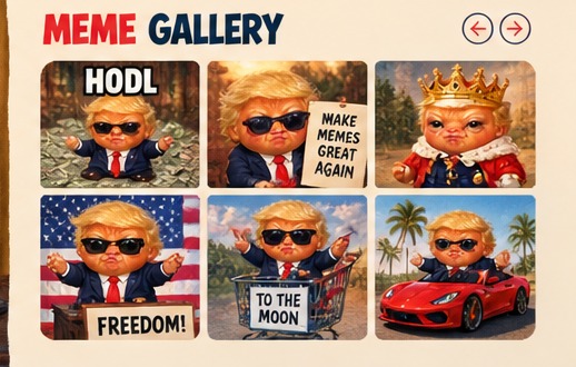 Meme gallery scene